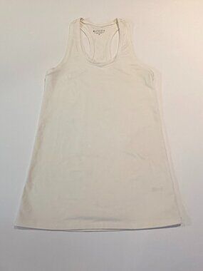 Athleta White Racerback Active Tank Top Women's XS